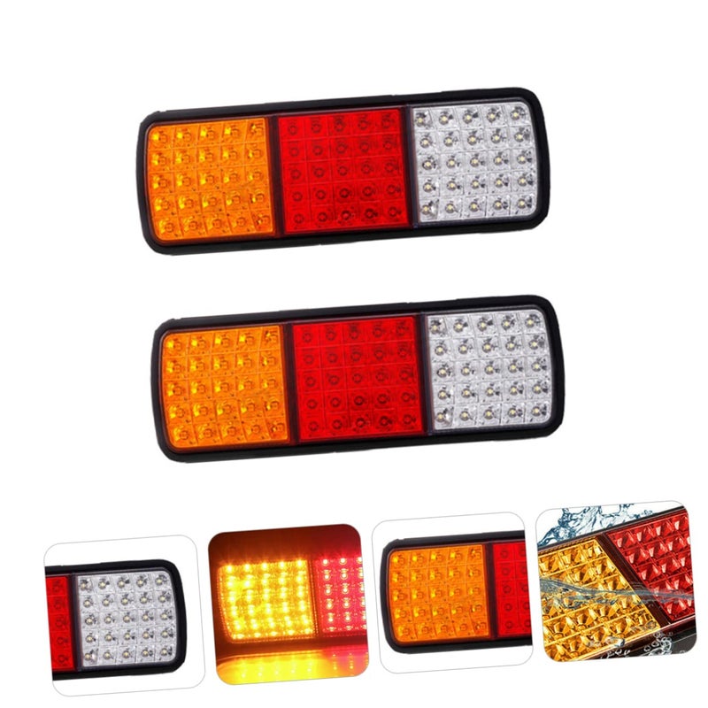 2 قطعة مصابيح LED حمراء عالية السطوع بديلة للمقطورات والعربات المنزلية والقوارب - Image 5