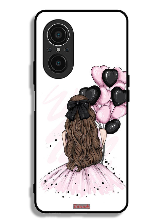 Tolwak Huawei nova 9 SE 4G Protective Case Cover Holding Balloons Girl Art - Image 2