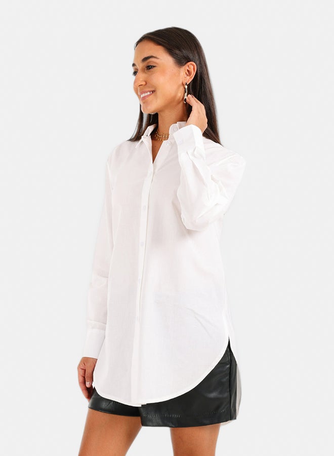 Carina High-Low Relaxed Shirt - Image 2