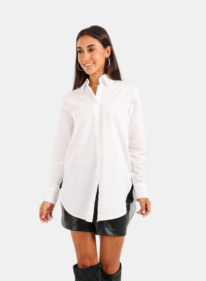 Carina High-Low Relaxed Shirt - Image 1