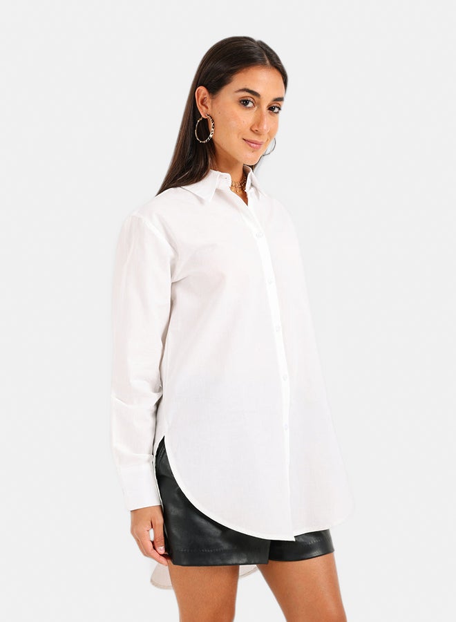 Carina High-Low Relaxed Shirt - Image 3