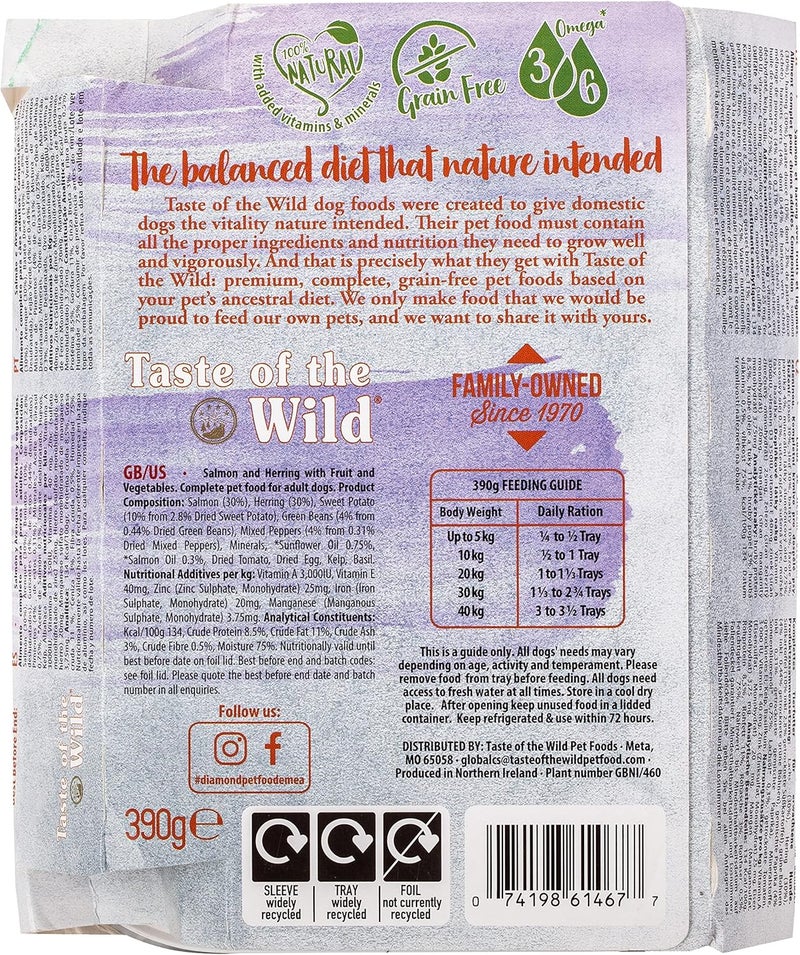 Taste Of The Wild Wet Food Salmon Fruit & Veg Tray - Image 2