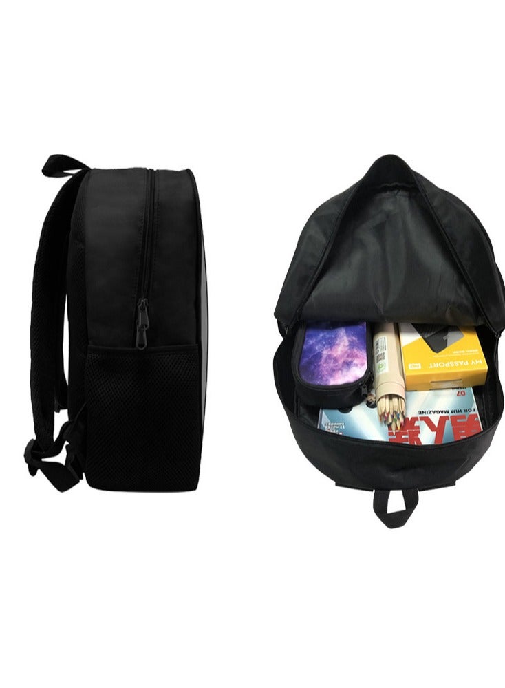 Pikachu Cartoon Primary And Secondary School Students Three-piece Schoolbag Large Capacity Three-piece Set - Image 3
