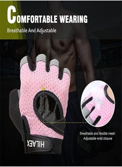 Goolsky Breathable Workout Gloves Gym Gloves For Weight Lifting Exercise Fitness Training Cycling Sports Gloves Men & Women  - Image 4
