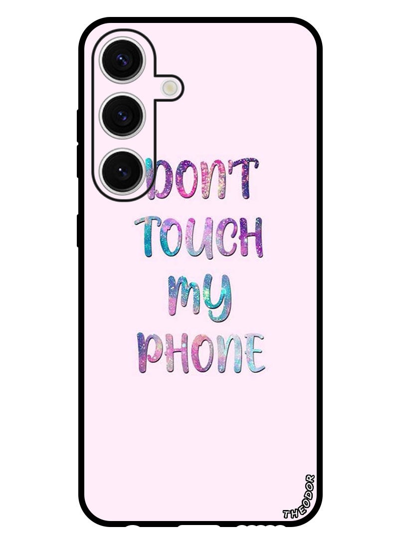 Theodor Protective Case Anti Scratch Shock Proof Bumper Cover For Samsung Galaxy S24 Dont Touch My Phone - Image 1