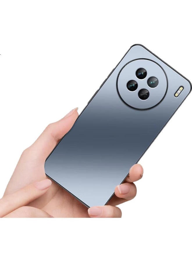 Shangsu, Suitable For Vivox90 Phone Case, Vivox90S Protective Cover, Full Lens Protection, Ag Frosted Anti-Drop Soft Case, Vivo Simple Business Style, For Women And Men, Outer Shell, Graphite Black - Image 3