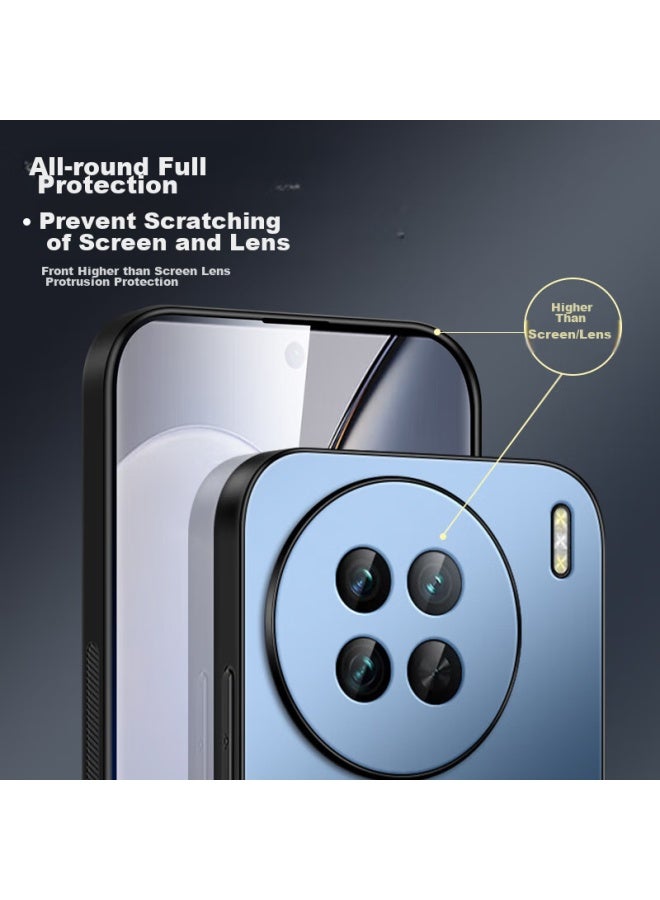 Shangsu, Suitable For Vivox90 Phone Case, Vivox90s Protective Cover, Full Lens Protection, Ag Frosted Anti-drop Soft Case, Vivo Simple Business Style, For Women And Men, Outer Shell, Graphite Black - Image 4