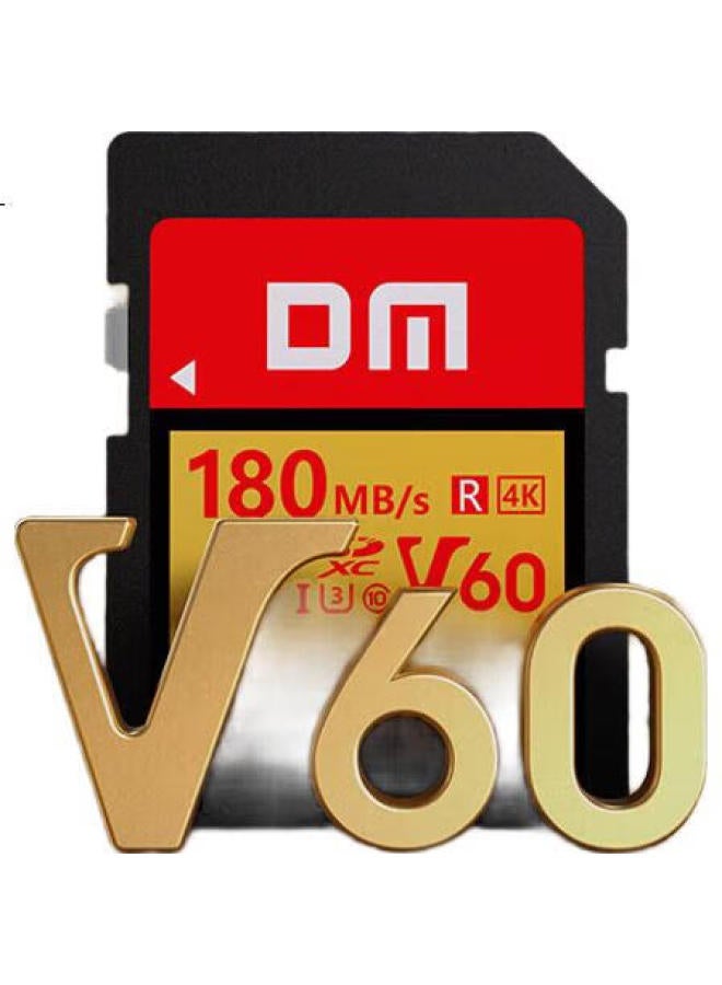 DM بطاقة ذاكرة Dm Da Mai 128Gb Sd U3 V60 لكاميرا سرعة قراءة 180Mb/S كاميرا عالية السرعة تصوير مستمر 4K واضحة للغاية بطاقة Sd سعة كبيرة - Image 2