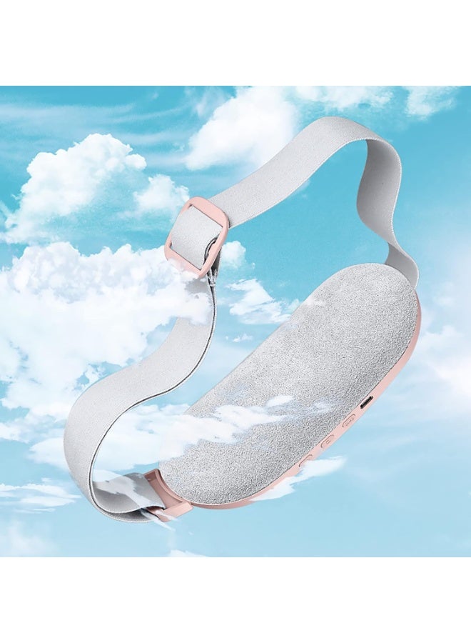 Comfier Portable Menstrual Heating Pad - Cordless Electric Waist Massager for Period Cramp & Lower Back Relief - Wireless Belly Warming Belt with 3 Heat Levels & 4 Massage Modes - USB Rechargeable - Image 5