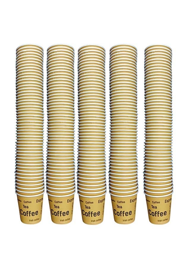 ALSAQER - 250-Pieces Paper Kahwa Cups 2.5oz/Disposable Paper Cup for Cawa, Black Tea and Turkish Coffee - Image 1