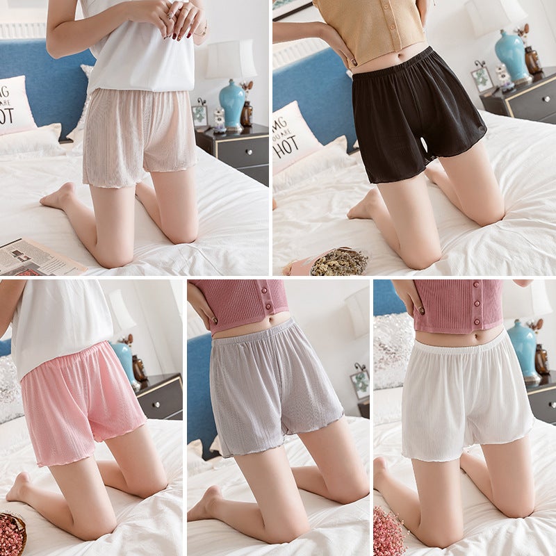 Summer New Loose Safety Shorts for Ladies Nude