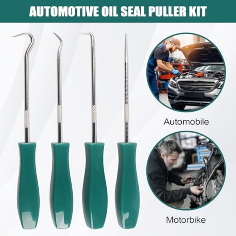 Seal Puller, 4-Pieces Portable Precision Professional Remover Separator Extractor - Bearing Seal Puller - for Bearing Lock Automotive Mechanic Installation Detailing Car - Image 4