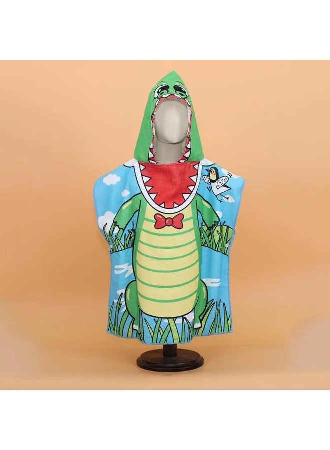 SHARP Children's Bath Towel Cape Cute Cartoon Print Soft Thickened Quick-drying Wearable Beach Towel - Image 1