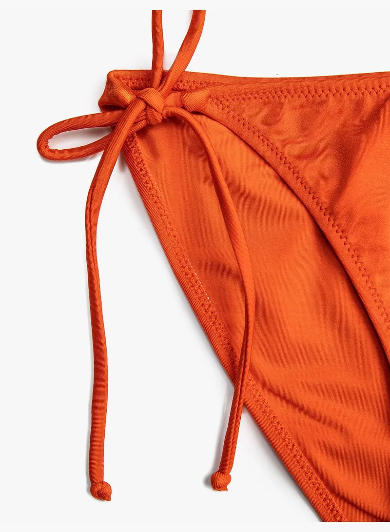 كوتون Basic Tie Side Bikini Bottom
