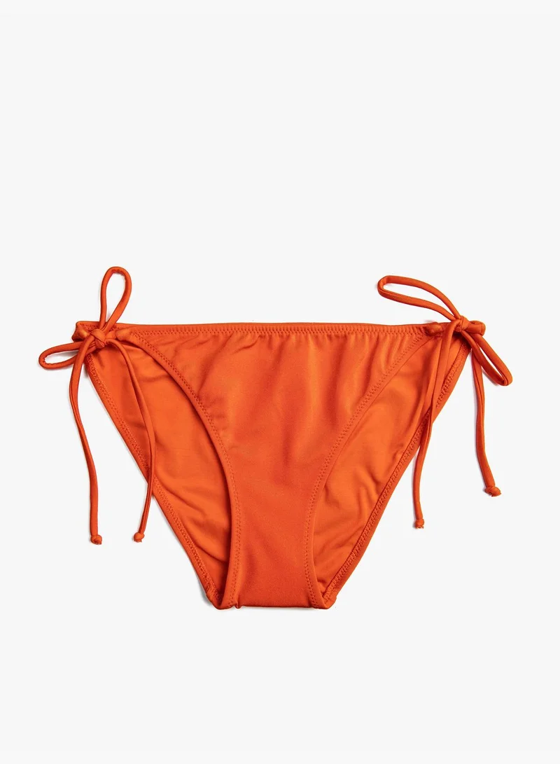 كوتون Basic Tie Side Bikini Bottom