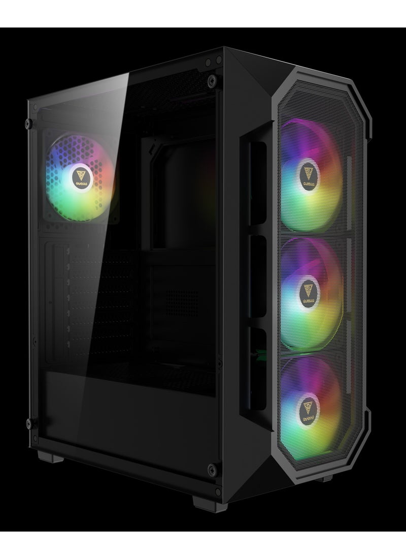 GAMDIAS AURA GC1 ELITE Mesh RGB Mid-tower Case  - Image 2