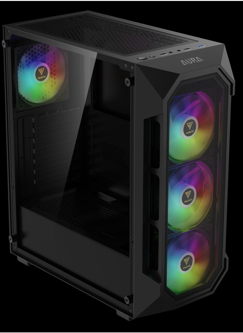GAMDIAS AURA GC1 ELITE Mesh RGB Mid-tower Case  - Image 4
