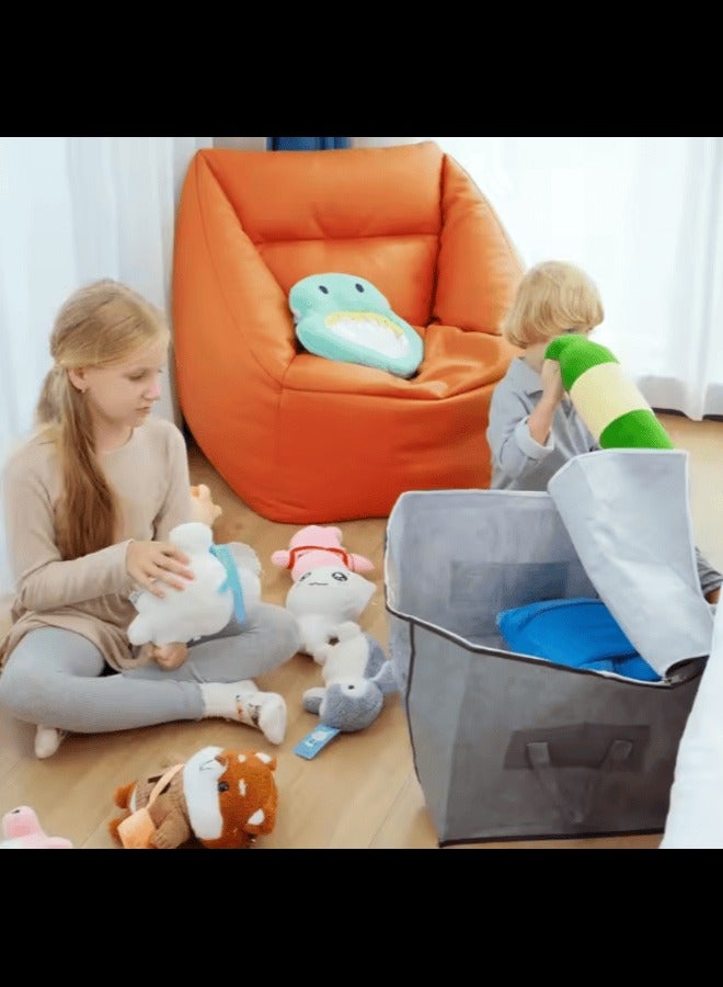 H.F.J HFJ 5 Pack 60×40cm Large Storage Bags, Clothes Storage Bins Foldable Closet Organizers Storage Containers with Durable Handles Thick Fabric for Blanket Comforter Clothing Bedding 90L - Image 5