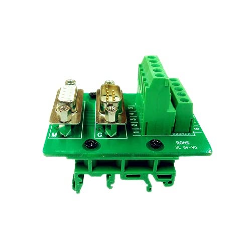 Twinkle Bay Twinklebay DB9 Breakout Connector RS232 Serial 9 Pin Connector Db9 Terminal (Male and Female Adapter) - Image 2