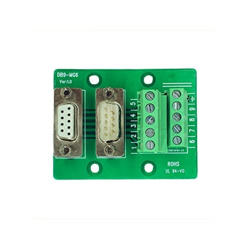 Twinkle Bay Twinklebay DB9 Breakout Connector RS232 Serial 9 Pin Connector Db9 Terminal (Male and Female Adapter) - Image 3