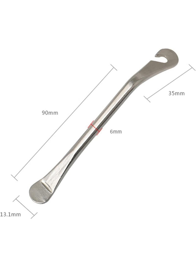 4 Pcs Bicycle Tire Lever, Stainless Steel Tire Replacement Scoop, Bicycle Tire Lever Lever Repair Bicycle Tube, Easy to Use, Portable Bicycle Tire Removal Repair Tool - Image 2