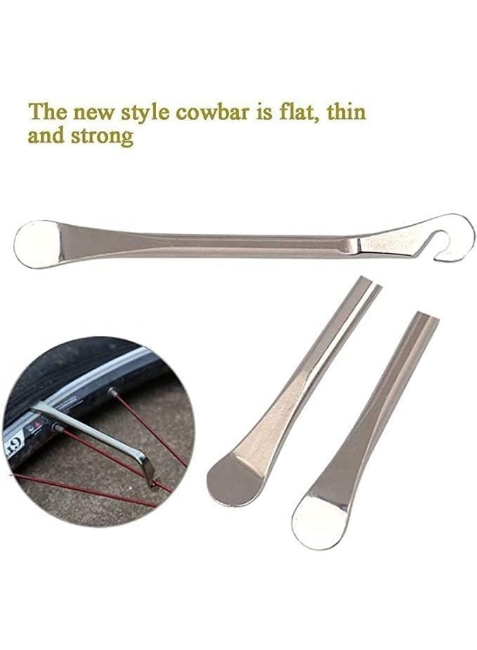4 Pcs Bicycle Tire Lever, Stainless Steel Tire Replacement Scoop, Bicycle Tire Lever Lever Repair Bicycle Tube, Easy to Use, Portable Bicycle Tire Removal Repair Tool - Image 5