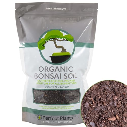 PERFECT PLANTS Bonsai Soil by Perfect Plants - 2qts. | Premium All-Purpose Mix Bonsai Tree Varieties - Image 1