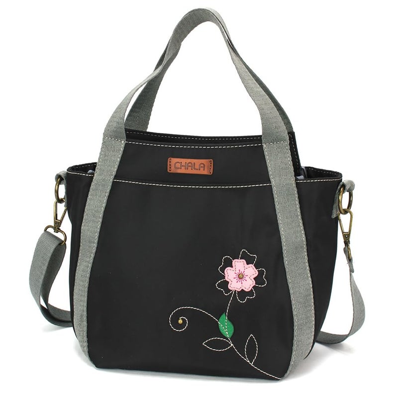 CHALA Venture Mini Carryall - RFID Protected Nylon Bag with Adjustable Crossbody Strap - Hummingbird A - black - Image 3