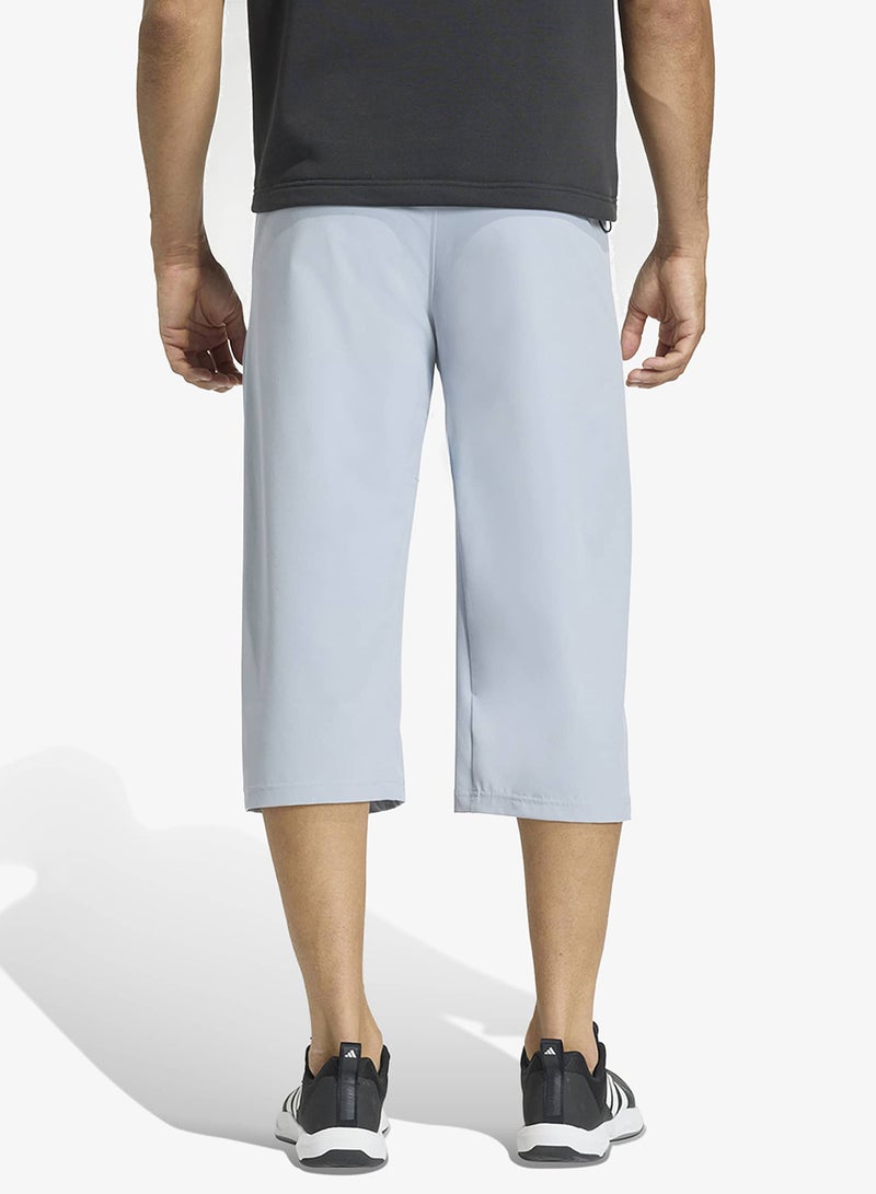 Adidas 3/4 Workout Essentials Flex Woven Sweatpants - Image 2