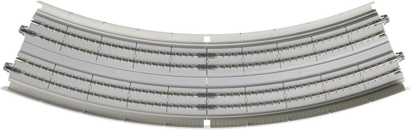 Kato KAT20545 N Scale 15"/16.4" 22-Degree Double Track Easement Curve (2 Pieces) - Image 1