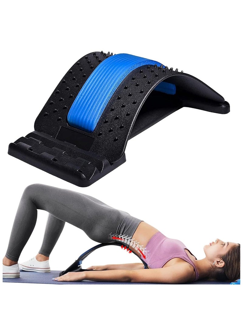 ELTRAZONE Magic Support Multi-Level Back Stretching Device – 3 Adjustable Arch Levels, Posture Corrector, Back Pain Relief, Portable Spinal Stretcher for Lumbar Support, Stress Reduction, and Flexibility Enhancement - Image 2