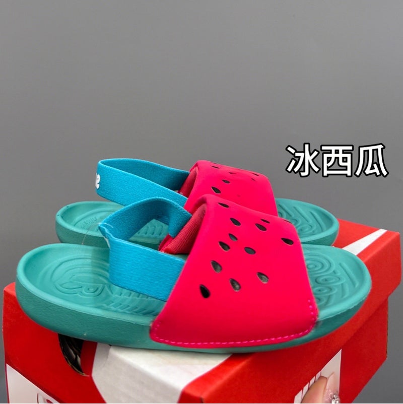 Putian A Generation Of New Nk Cute Children'S Shoes Sandals Slippers Light And Comfortable Black And White Mandarin Duck Toddler - Image 5