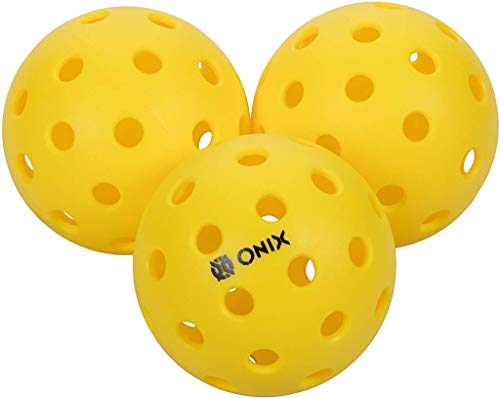Onix Pure 2 Outdoor Pickleball Balls Specifically Designed and Optimized for Pickleball 100Pack Yellow - Image 1