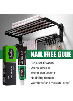 JUE-FISH All-purpose Glue 20g,Nail-free Glue Adhesive Sealant,Nail-Free Glue Waterproof Adhesive Sealant, Multifunctional Adhesive Glue Universal Strong Plastic Glue for Resin Ceramic Metal Glass  - Image 5