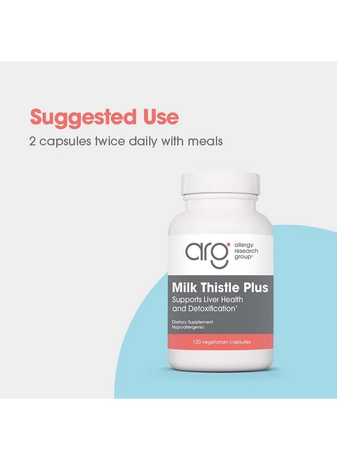 اليرجي ريسيرتش جروب مجموعة أبحاث الحساسية - مكمل عشبة شوك الحليب - دعم صحة الكبد، عشبة شوك الحليب، الهندباء، إزالة السموم، التطهير، كبسولات نباتية - 120 كبسولة - Image 4