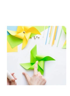 MARKQ 100 Sheets Colored Paper, A4 80gsm Color Paper sheets for Decorating Drawing Origami DIY Arts and Crafts - 10 Assorted Colors, 29.7 cm x 21 cm  - Image 3
