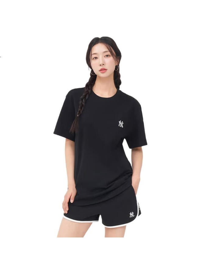 MLB T-Shirt Men And Women Couple Casual Classic Solid Color Round Neck 25 Spring New 3Atsb0153-50Bks-M - Image 3