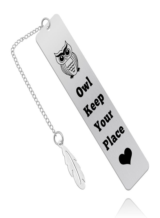 Baipilu Thank You Gifts Bookmark Inspirational Gift for Reading Book Lover Bookworm Readers Bookish Owl Bookmark for Adults Friends Coworker Son Daughter Graduation Christmas Birthday Gift for Women Men Teens - Image 1