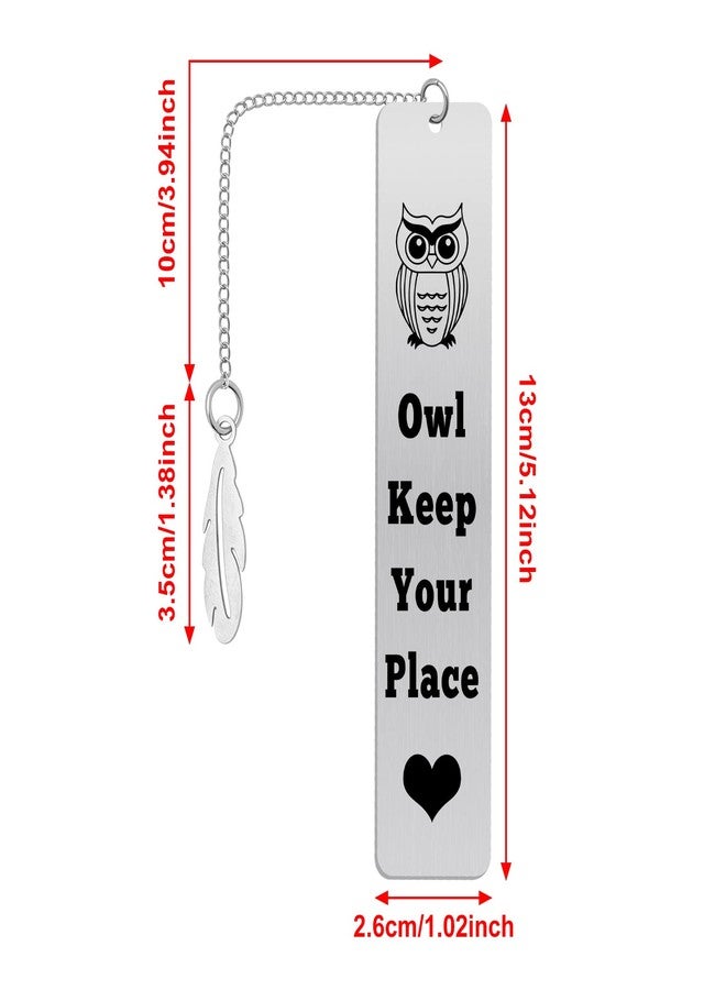 Baipilu Thank You Gifts Bookmark Inspirational Gift for Reading Book Lover Bookworm Readers Bookish Owl Bookmark for Adults Friends Coworker Son Daughter Graduation Christmas Birthday Gift for Women Men Teens - Image 2