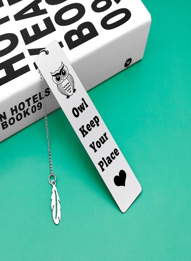 Baipilu Thank You Gifts Bookmark Inspirational Gift for Reading Book Lover Bookworm Readers Bookish Owl Bookmark for Adults Friends Coworker Son Daughter Graduation Christmas Birthday Gift for Women Men Teens - Image 4