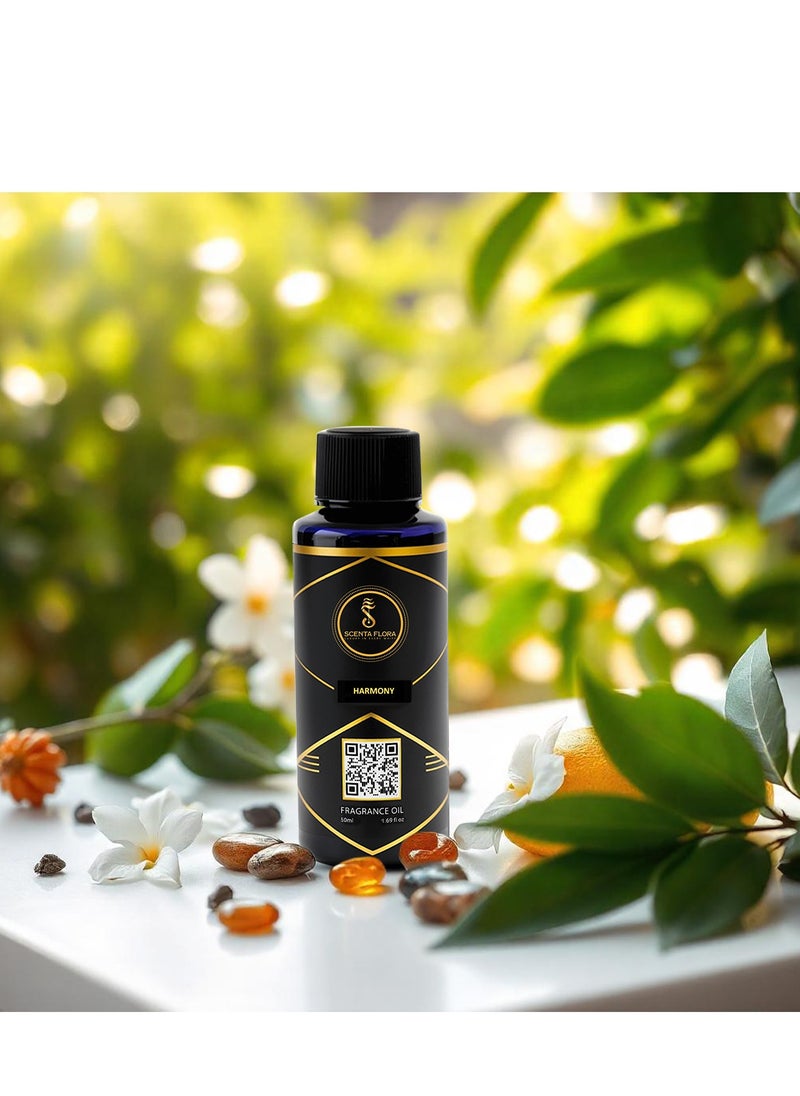 HARMONY - Diffuser Aroma Oil  | A Blend of Jasmine, Floral, and Amber | Ideal for living rooms, bedrooms, or offices | Designed to Enrich Any Space - Aromatherapy (50ml) - pzsku/Z60D61CDCC1DFCB3D7F01Z/45/_/1733736671/9608fa71-5eaf-4158-9068-89b0571e7b26