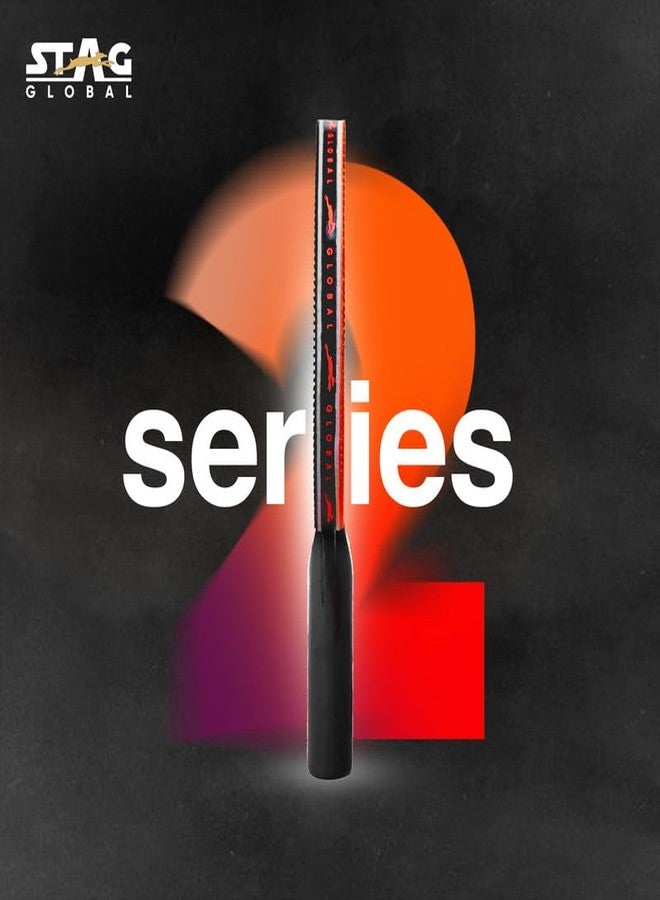STAG GLOBAL (New Launch) STAG Global Series Table Tennis Racket | Lightweight |FUNPLAY & Beginners | Multi-Color (Series 2 Orange Racket) - Image 2