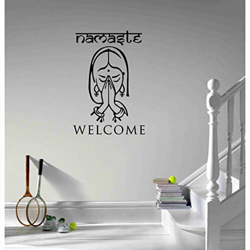 KREEPO Namaste Welcome Wall Sticker for Home - Image 1