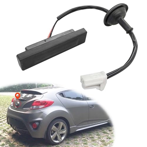 CmeRto زر فتح صندوق الأمتعة 81260-2V000 مفتاح فتح الصندوق الخلفي زر صندوق الأمتعة من الخارج مجموعة قفل HDL متوافقة مع هيونداي فيلوستر 2012-2017 بدون كاميرا استبدال # 812602V000 - Image 1