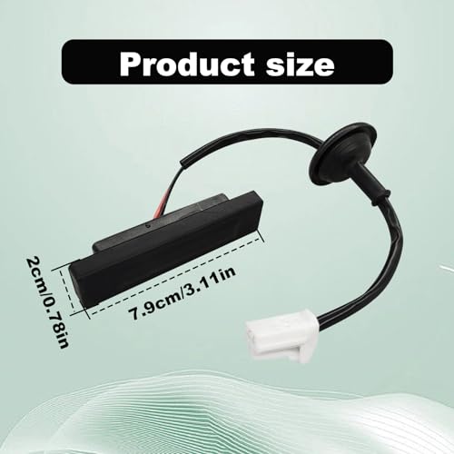 CmeRto زر فتح صندوق الأمتعة 81260-2V000 مفتاح فتح الصندوق الخلفي زر صندوق الأمتعة من الخارج مجموعة قفل HDL متوافقة مع هيونداي فيلوستر 2012-2017 بدون كاميرا استبدال # 812602V000 - Image 5