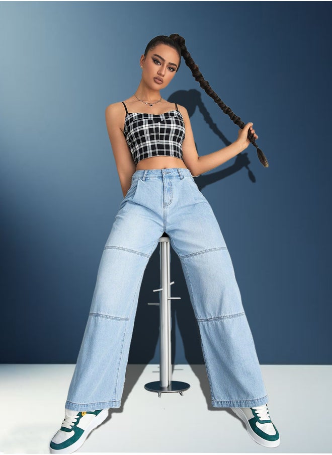 Kotty Kotty Mid Rise Straight Fit Jeans  - Image 1