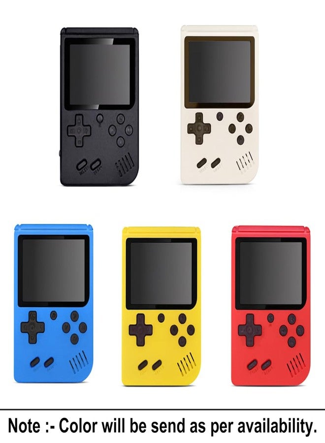 Parteet Rechargeable Pocket Video Game for Kids 400 in 1 Retro Game Box Console Handheld Game Box with TV Output - (Color and Design Will be Send as per Stock) - Image 5