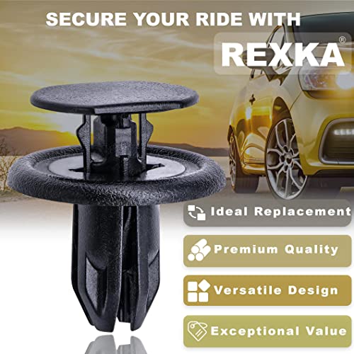 Rexka 30pcs Bumper Cover Fender Liner Splash Shield Push Type Retainer Clip BGV4-56-145 for Mazda 2, Mazda 3, Mazda 6, CX-3, CX-30, CX-5, CX-9, MX-5 Miata BGV456145 - Image 4