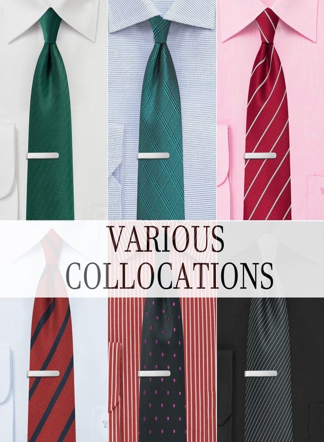 هاوسن مشابك ربطات عنق رجالية مقاس 2.2 بوصة في علبة هدايا، طقم مشابك ربطات عنق للرجال، هدية مثالية لأعياد الميلاد والذكرى السنوية وعيد الميلاد وعيد الحب - Image 4