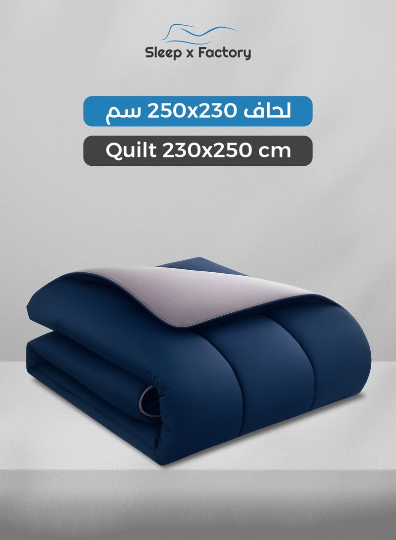 Sleep x Factory Premium Double Sided Comforter Set – Ultra Soft Microfiber – 6 PCS - 200×200 cm - Image 4